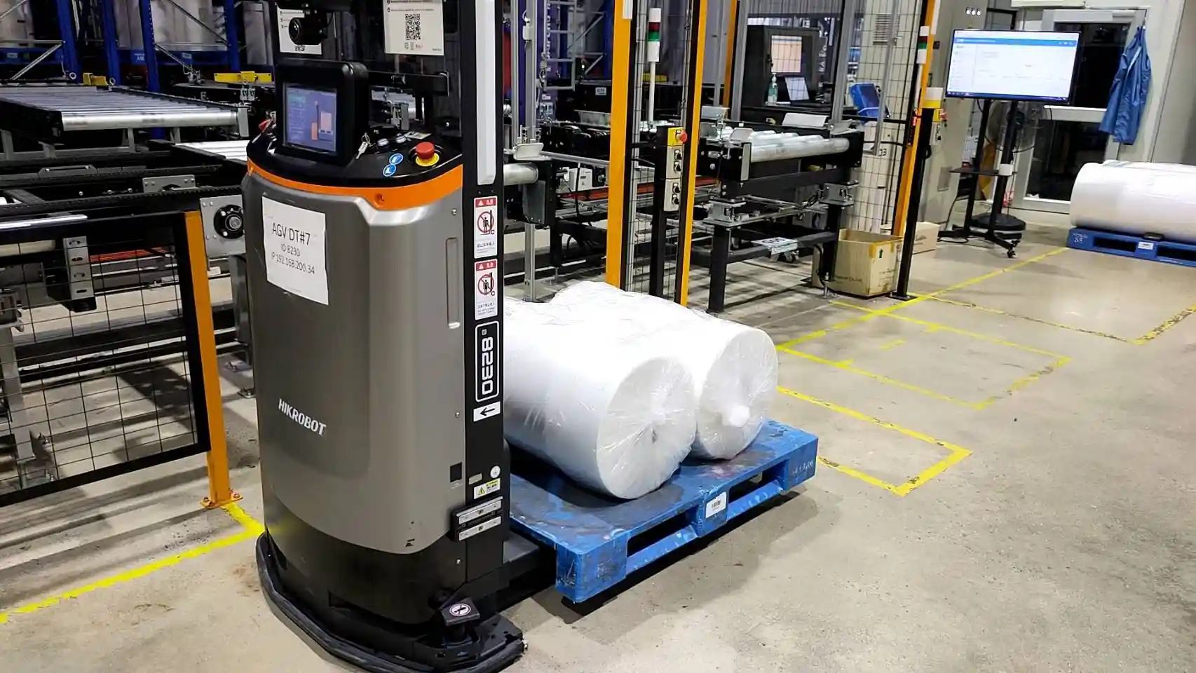 การทำงานของระบบ AGV เเละ AMR