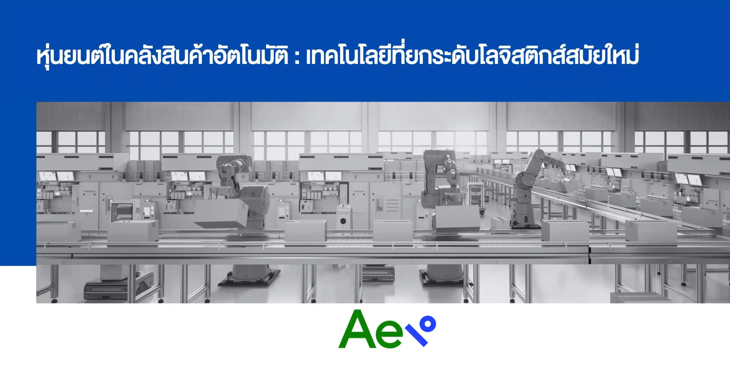 หุ่นยนต์ในคลังสินค้าอัตโนมัติทคโนโลยีที่ยกระดับโลจิสติกส์