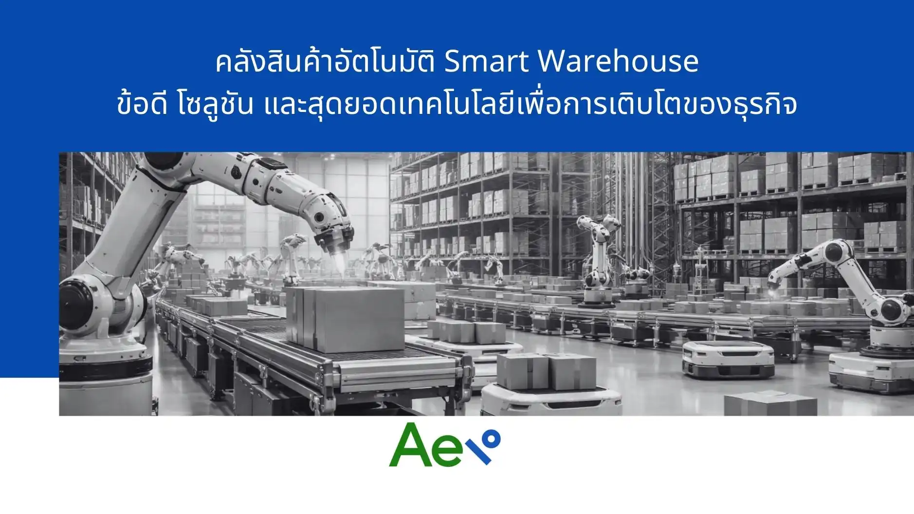 คลังสินค้าอัตโนมัติ Smart Warehouse ข้อดี โซลูชัน และสุดยอดเทคโนโลยีเพื่อการเติบโตของธุรกิจ